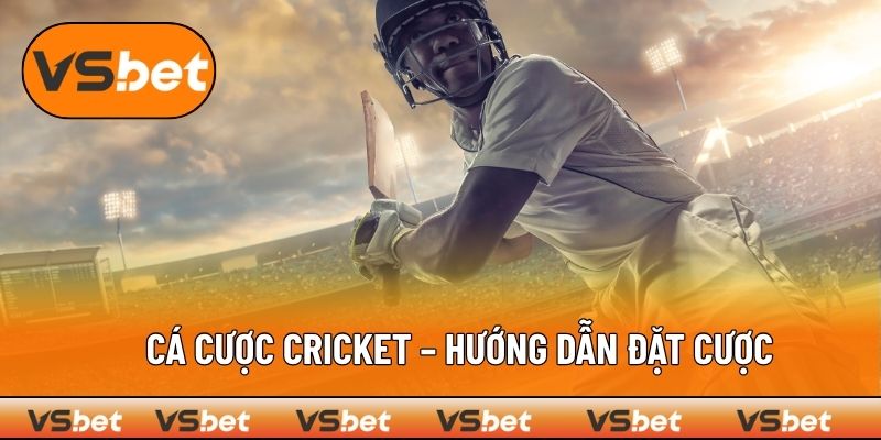 Cá Cược Cricket – Hướng Dẫn Đặt Cược Hiệu Quả Trên VSBET