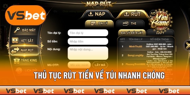 Hướng dẫn các bước rút thưởng về tài khoản an toàn
